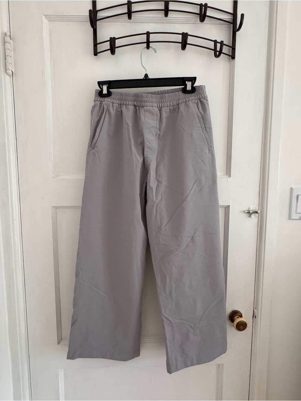 Outdoor Voices Women’s Rek Trek Cropped Wide Leg Pant - Light Gray